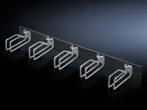 Rittal DK 5502.205 Server Rack Shelf, Black and Silver
