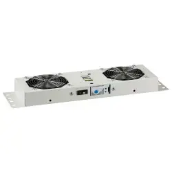 EFB Elektronik 691656GR dzesēšanas ventilatoru bloks serveru skapjiem ar 2 ventilatoriem