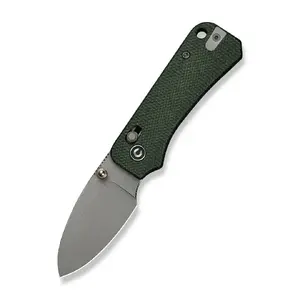 CIVIVI Baby Banter 2 Folding Knife, Nitro-V Steel Blade, Micarta Handle