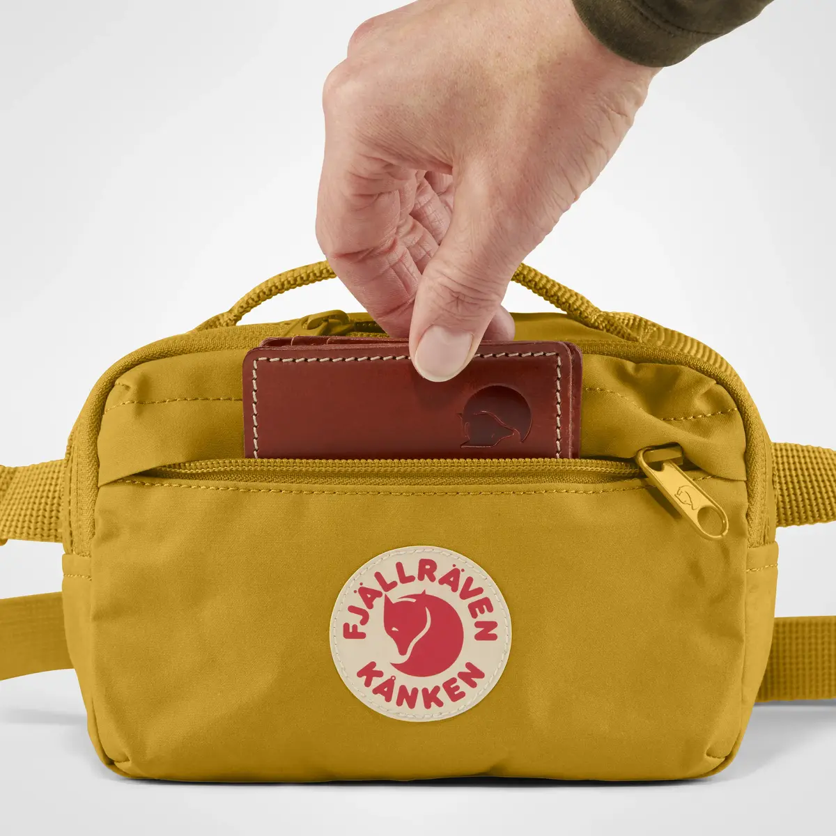 Поясная сумка Fjällräven Kånken Hip Pack - желтая Photo 6