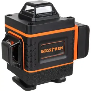 BIGSTREN 18763 4D Laser Level, 16 Lines, 360° Projection