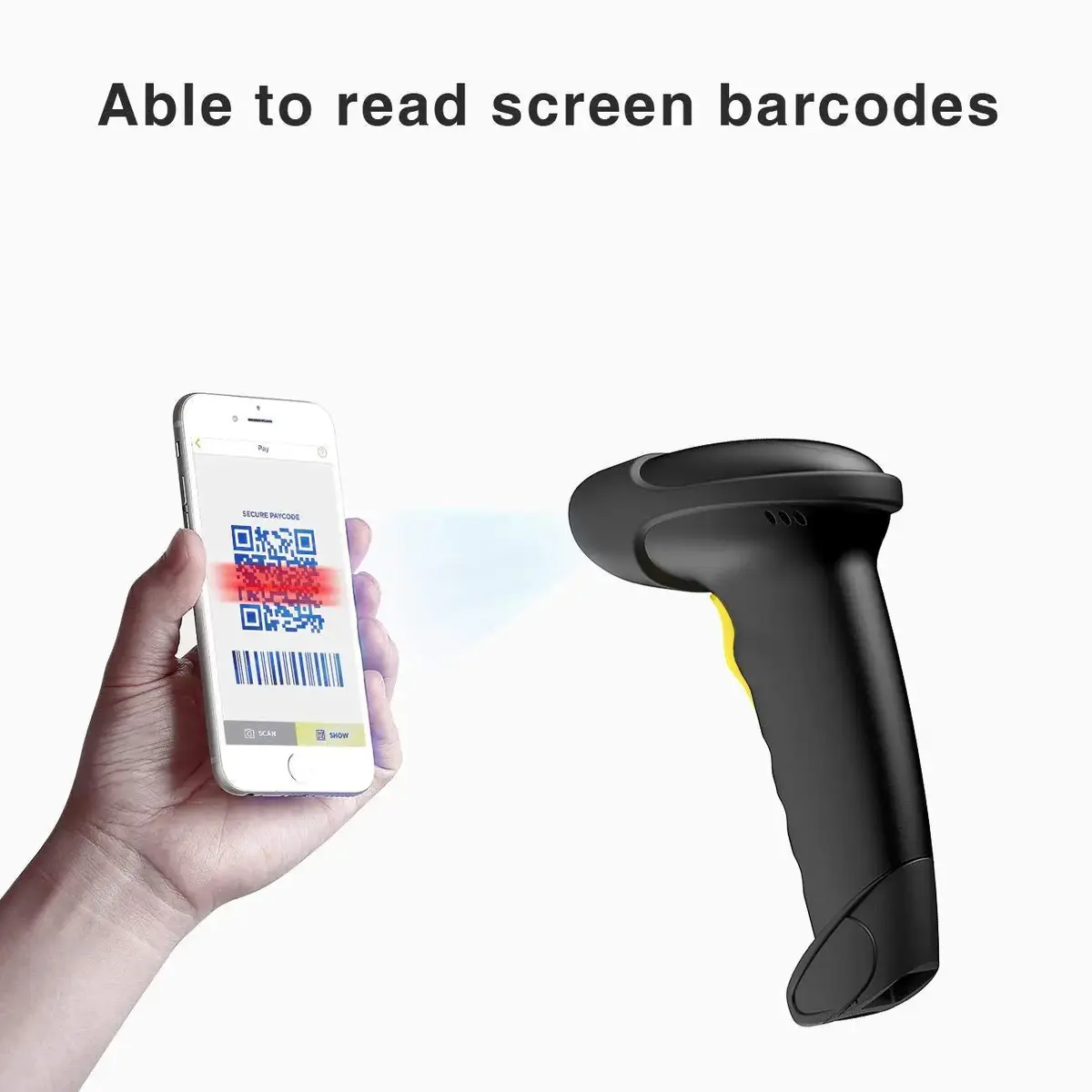 Inateck BCST-50 Handheld 1D/2D Wireless Barcode Scanner Photo 3