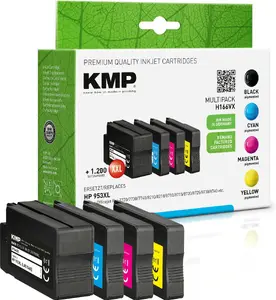 KMP 1747,4005 Compatible High Yield Ink Cartridge for HP, Photo Black