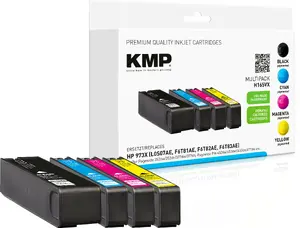 KMP 5544231 Toner Cartridge Multipack for HP Laser Printers, Black, Cyan, Magenta, Yellow, 4-Pack