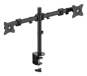 PureMounts PM-OFFICE-02 Dual Monitor Desk Mount for 13-27 inch Screens