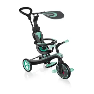 Bērnu trīsritenis Globber Trike Explorer, priekšējā piedziņa, vertikāls dizains