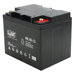 MegaBat MB 40-12 UPS Battery, Sealed Lead Acid (VRLA), 12V 40Ah