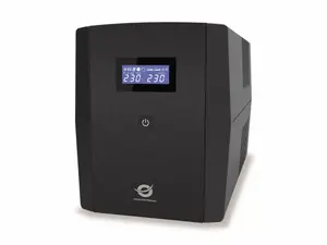 Conceptronic ZEUS08E line-interactive UPS 1500VA 900W ar 6 IEC kontaktligzdām