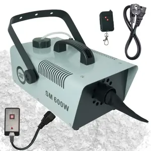 LIGHT4ME SM 600W Snow Machine with Remote Control