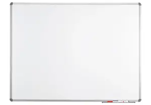MAUL 6452284 Magnetic Whiteboard, Plastic Surface, Aluminium Frame