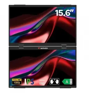 Verbatim Dual portatīvais monitors 15.6 FHD