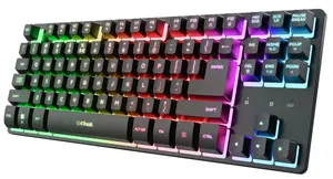Trust GXT831 Thado TKL Wireless Gaming Keyboard, US Layout, Black