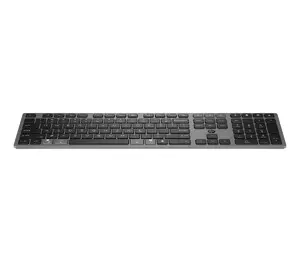 HP 720 Multi-Device Rechargeable Wireless Keyboard, Full-size, USB + Bluetooth, Black