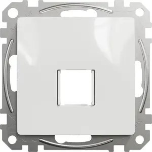 Schneider Electric Sedna Design multimediju plate HDMI, VGA, RJ11/RJ45 savienojumiem, balta