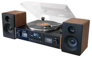 Soundmaster PL920 Semi-Automatic Belt-Drive Turntable with USB and MP3 Playback
