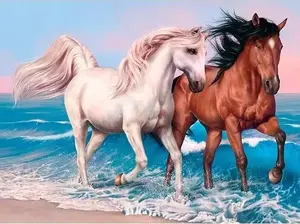 Norimpex 5D Diamond Painting Kit - Horses