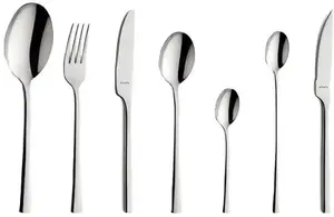 Amefa Manille 9035 42-Piece Cutlery Set, Stainless Steel, Mirror Finish