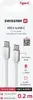 Кабель Swissten Textile USB-C на USB-C 0.2м Photo 6