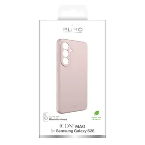 Чехол-накладка SBS ICON MAG для Samsung Galaxy S26, розовый