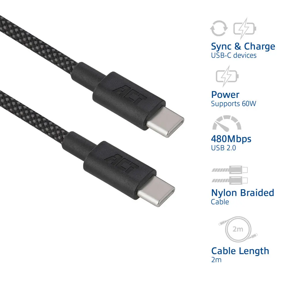 ACT AC3083 USB-C to USB-C Cable Photo 2