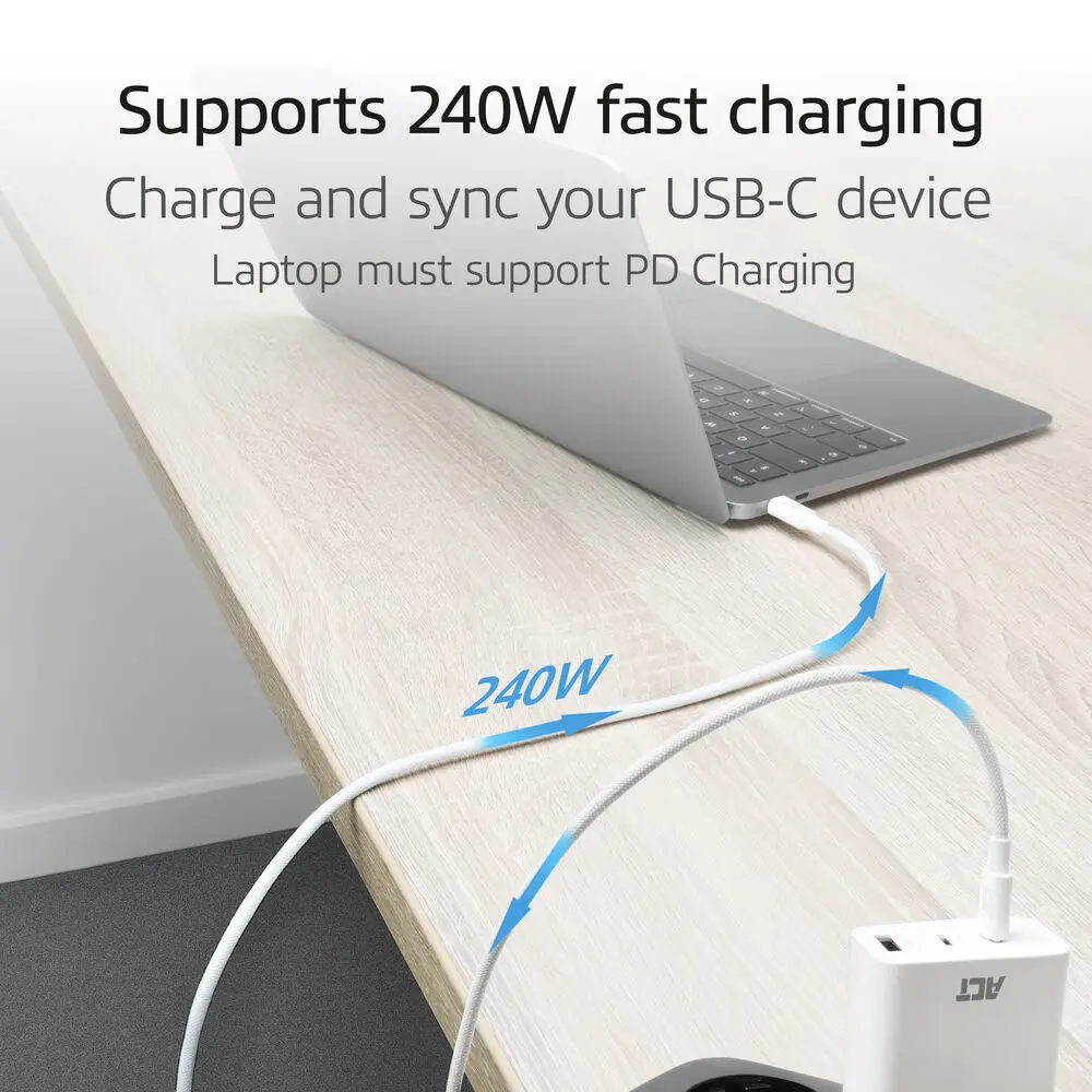 ACT USB 2.0 USB-C to USB-C Cable AC3084 Photo 3