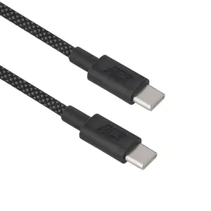 ACT USB-C to USB-C Charging and Data Cable, 240W, USB 2.0, 1 Meter, Black