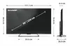 Sharp 50HR8465E 50 collu QLED televizors Photo 2