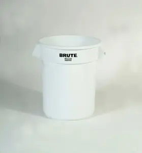 Apaļš atkritumu konteiners Rubbermaid 2620 BRUTE, 75.7 l, balts