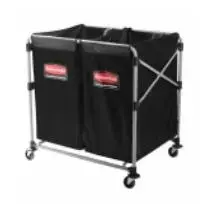 Rubbermaid X-Cart 1871644 tērauda saliekamais ratiņu rāmis