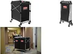 Сменный мешок для тележки Rubbermaid X-Cart, 150 литров, прочный винил, черный