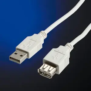 Secomp S3112 USB 2.0 Extension Cable, USB A Male to USB A Female, 1.8 m