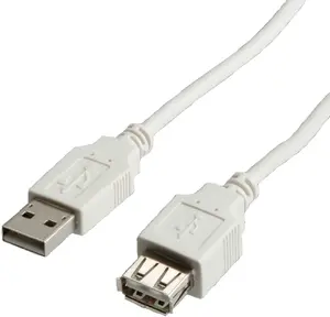 Secomp S3113 USB 2.0 Extension Cable, USB-A to USB-A, 3 m, Beige
