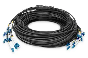 Оптический кабель Digitus Universal Breakout, 12 волокон, одномодовый OS2, LC/UPC - LC/UPC, 30 м