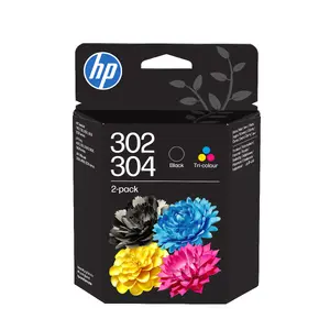 Комплект картриджей HP 302/304, трехцветный и черный