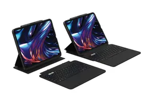 ZAGG Pro Keys 2 Bluetooth tastatūra iPad Pro 13 (M4), QWERTZ vācu izkārtojums, melna