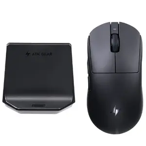 Bezvadu spēļu pele ATK Dragonfly A9 NB Ultra, melna