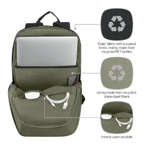 Wenger UrbanOne Light Laptop Backpack for 14-inch Devices, Black