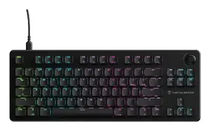 Turtle Beach Vulcan II TKL Mechanical Gaming Keyboard, USB, QWERTY German Layout, Black