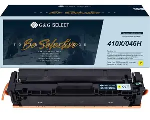 Лазерный картридж G&G GS-HCF412XU желтого цвета для принтеров HP и Canon