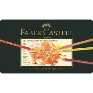 Faber-Castell 110036 Polychromos Pencil Set, 30 Pieces