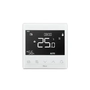 Nice Warm-Control termostats grīdas apsildes vadībai, balts