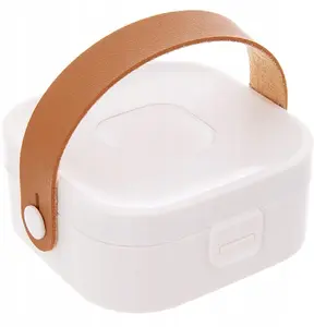 Korbi Jewelry Box with Mirror Travel Case White
