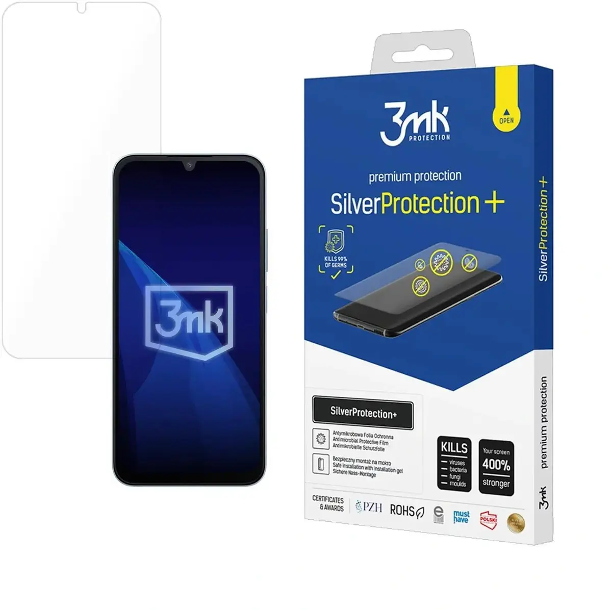 3MK SilverProtection+ ekrāna aizsargplēve Redmi A7