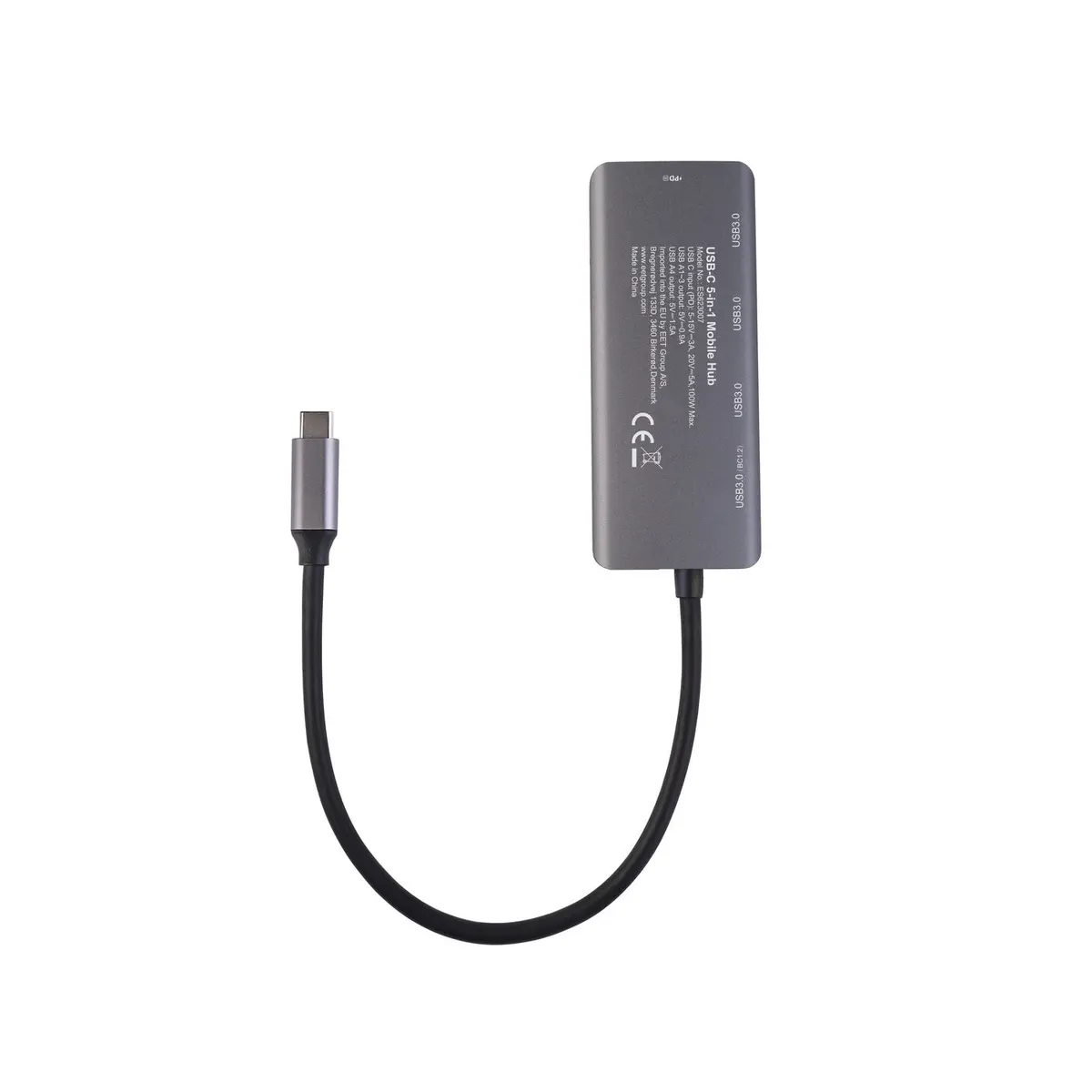 USB-концентратор eSTUFF ES623007 Алюминий Photo 2