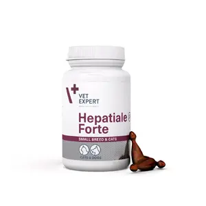 VetExpert Hepatiale Forte Small Breed & Cats капсулы для поддержки печени, 40 шт.
