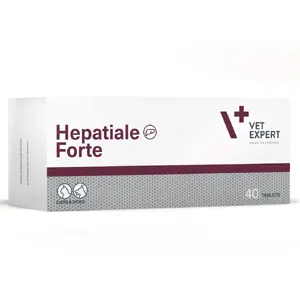 VetExpert Hepatiale Forte добавка для поддержки печени для собак и кошек, 40 таблеток