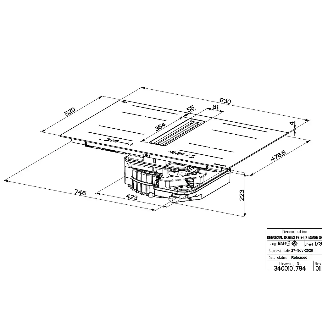 Индукционная варочная панель FABER GALILEO SHADOW F830 Photo 2