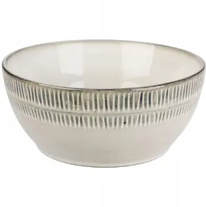 NAVA Ceramic Bowl 750 ml Matte Grey for Soup, Cereal, and Salad