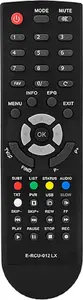 SkyMaster E-RCU-015 Universal Remote Control for HDX8, HDXC2, HDXS2, STB, and T90 Lite N2