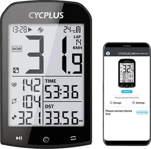 Cycplus M1 GPS velodators Wahoo ekosistēmai ar Strava un TrainingPeaks atbalstu
